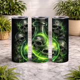 Skull Potion 20 OZ Wrap Mockup