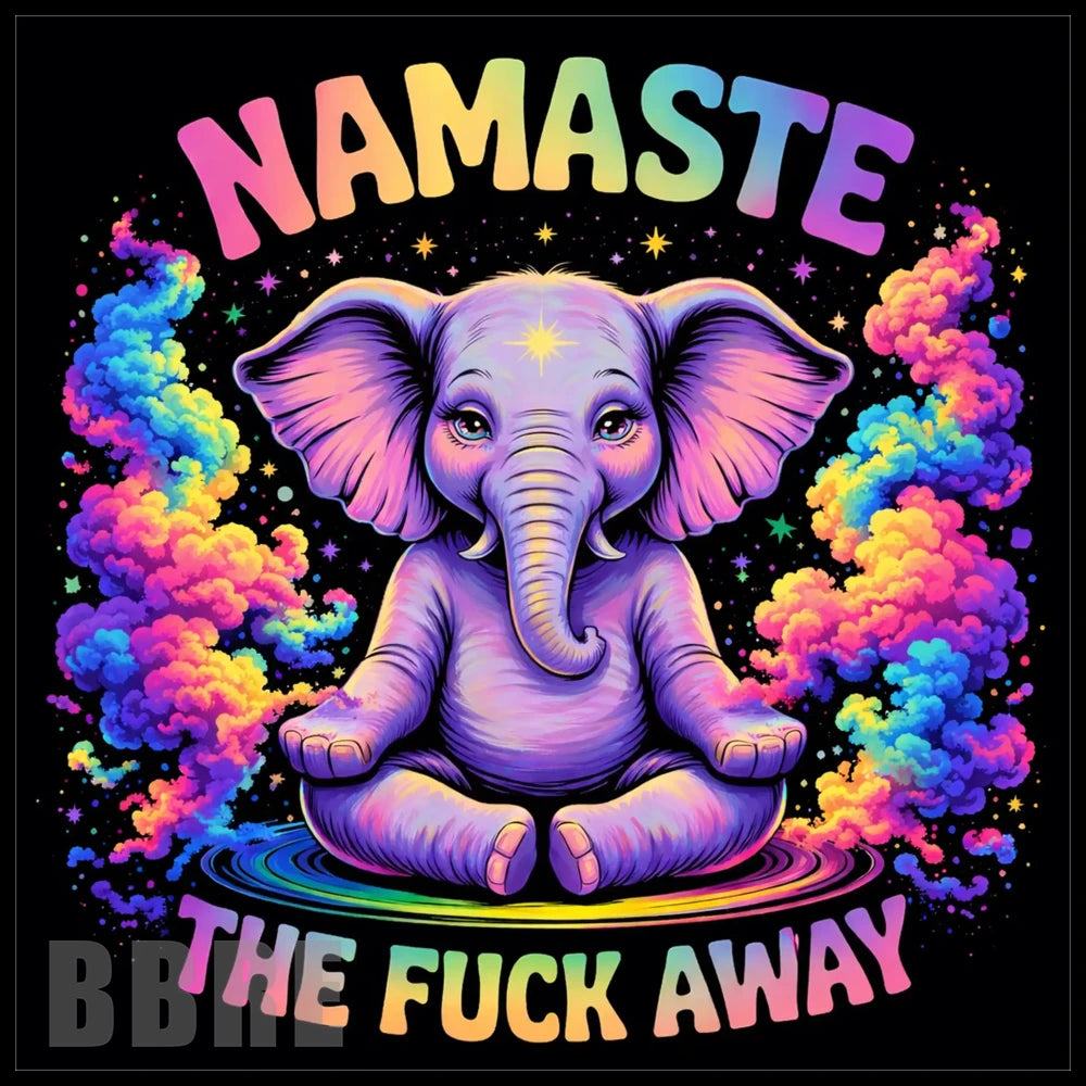 Elephant Namaste 20 OZ Sublimation Wrap