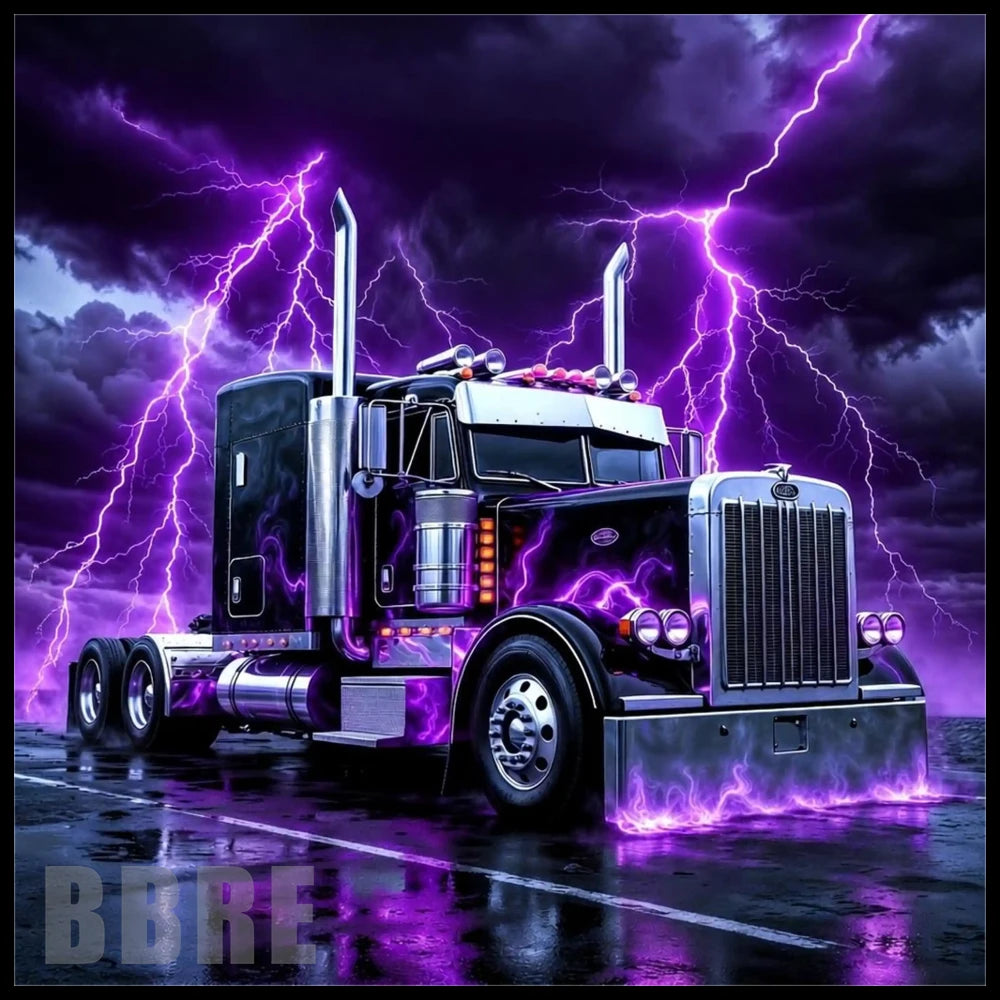 Electric Truck 3 20 OZ Sublimation Wrap