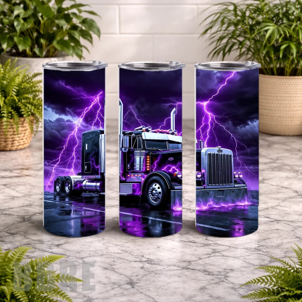 Electric Truck 3 20 OZ Wrap Mockup
