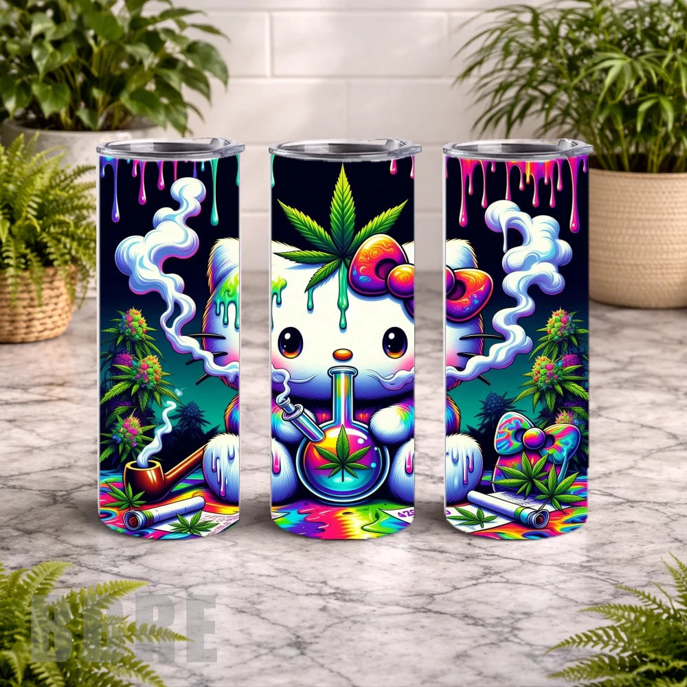 Hello Kitty 3 20 OZ Wrap Mockup