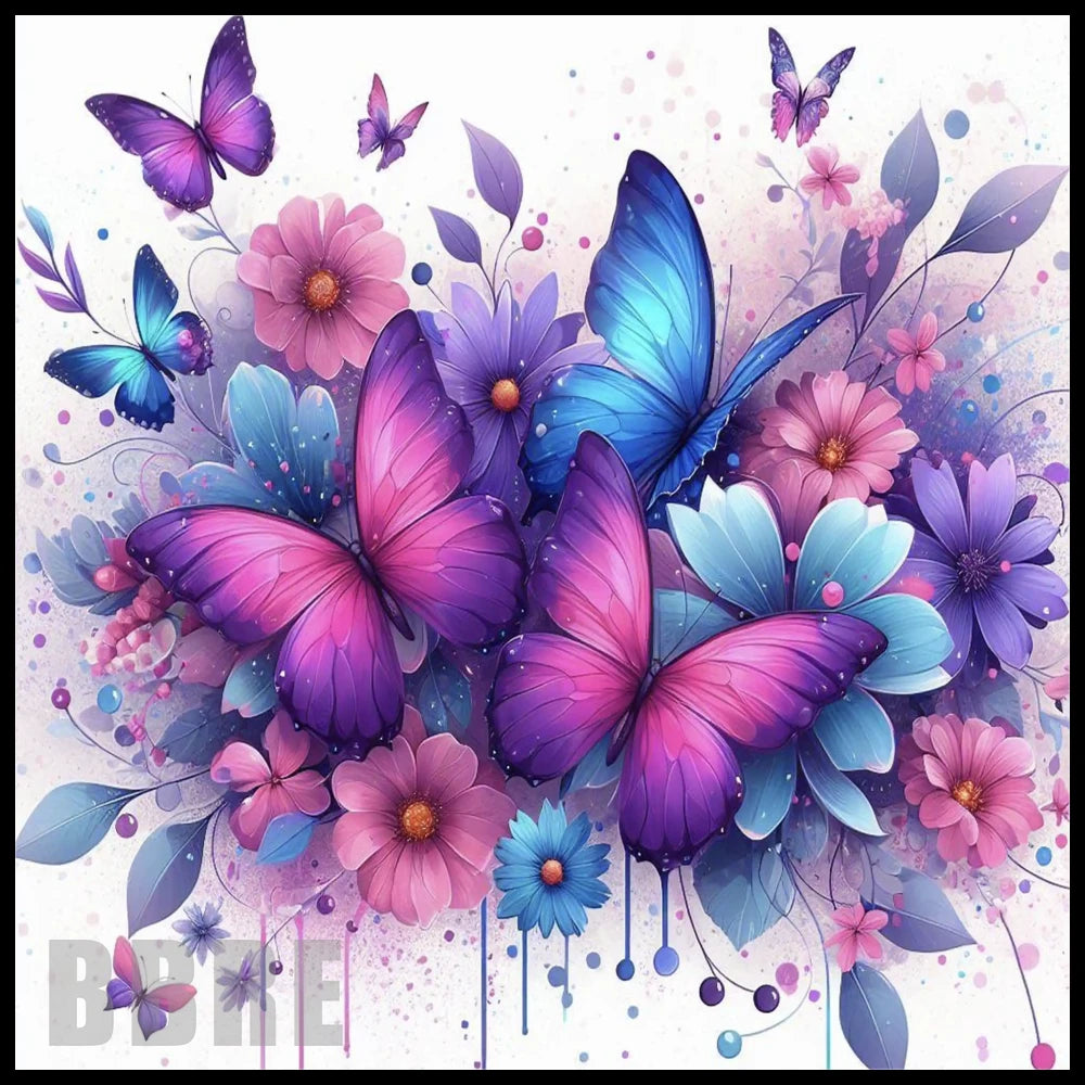 Butterfly Bloom 12 20 OZ Sublimation Wrap