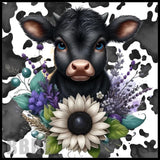 Cow Floral 20 OZ Sublimation Wrap