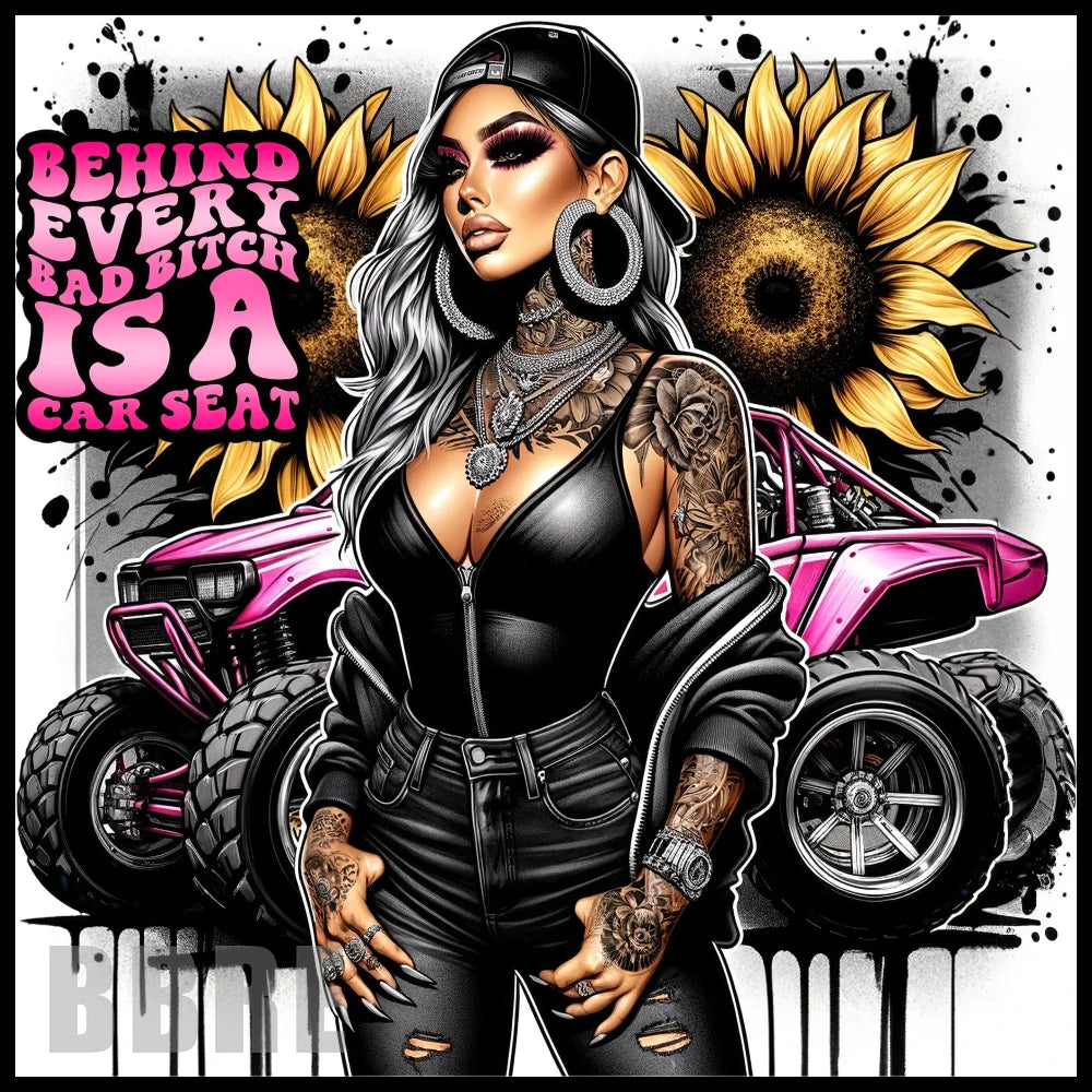 Bad Bitch Tumbler 2 20 OZ Sublimation Wrap