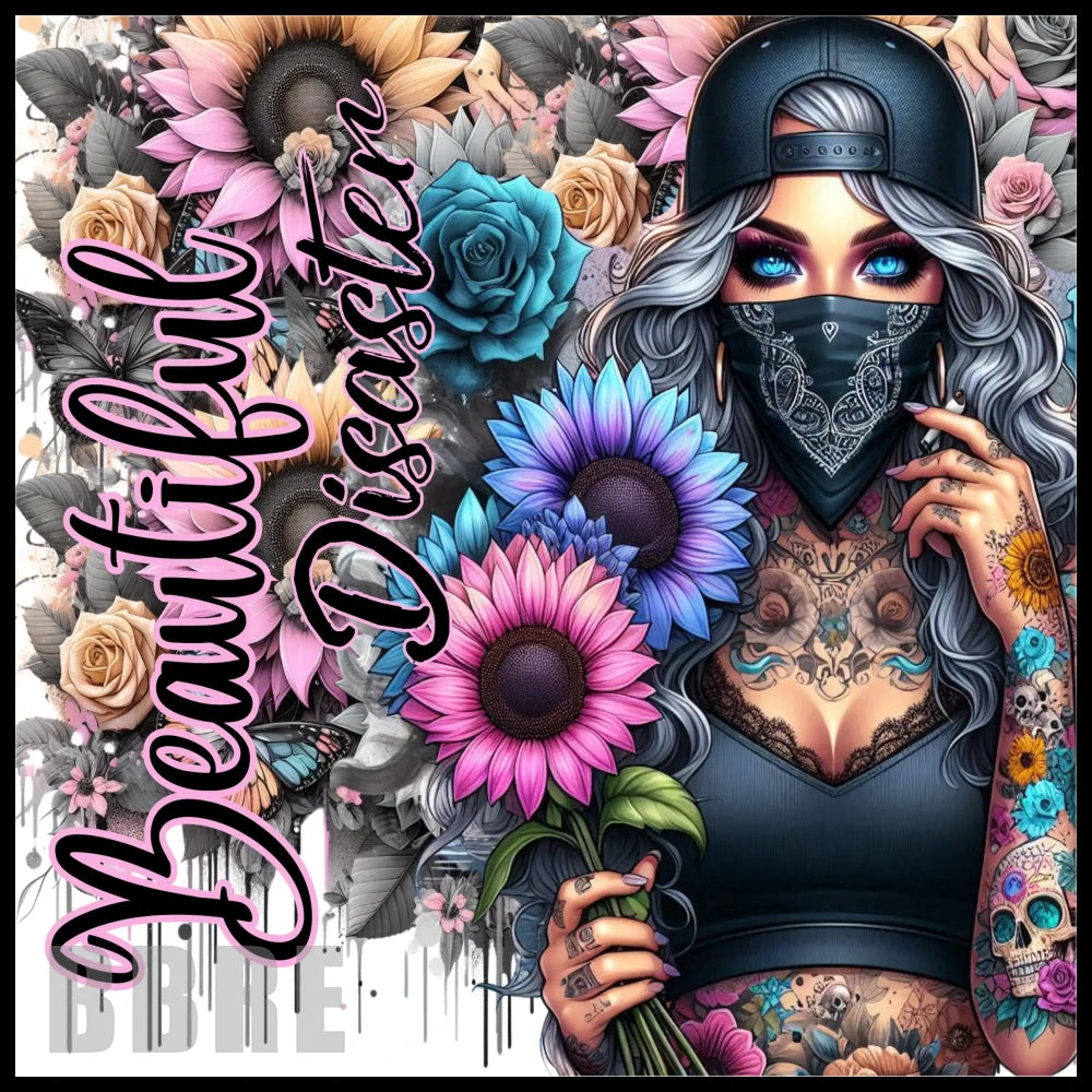 Beautiful Disaster 20 OZ Sublimation Wrap