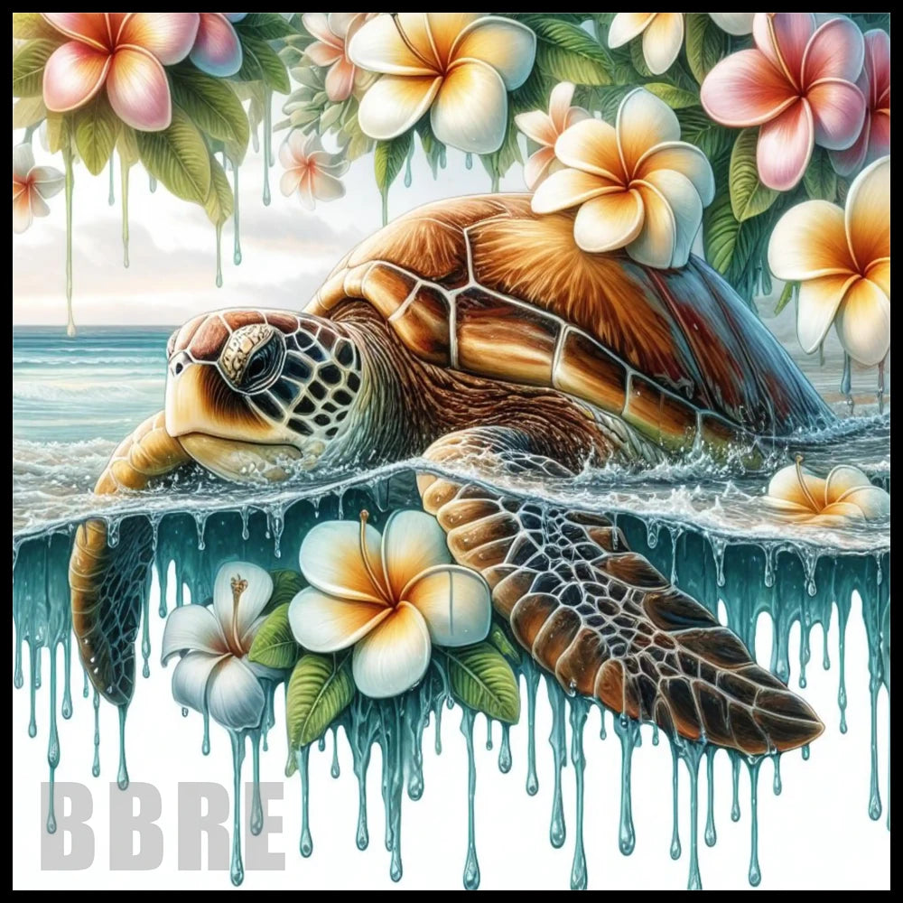 Tropical Turtle 15 20 OZ Sublimation Wrap