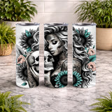 Skull Beauty 4 20 OZ Wrap Mockup