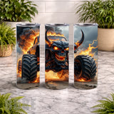 Monster Truck 20 OZ Wrap Mockup