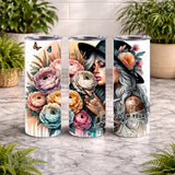 Dreamy Floral 3 20 OZ Wrap Mockup