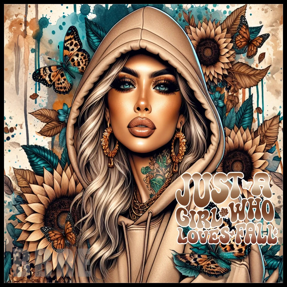 Fall Girl 3 20 OZ Sublimation Wrap
