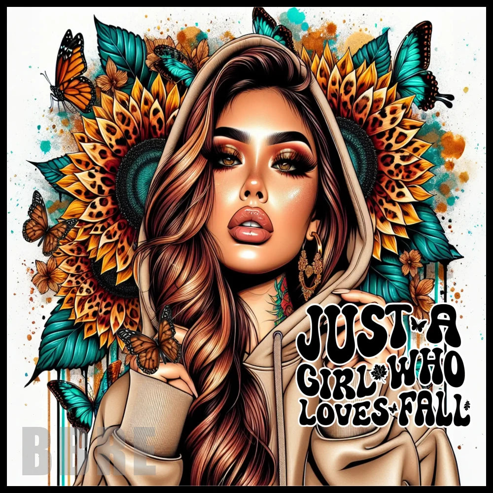 Fall Girl 4 20 OZ Sublimation Wrap