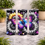 Butterfly Bloom 16 20 OZ Wrap Mockup