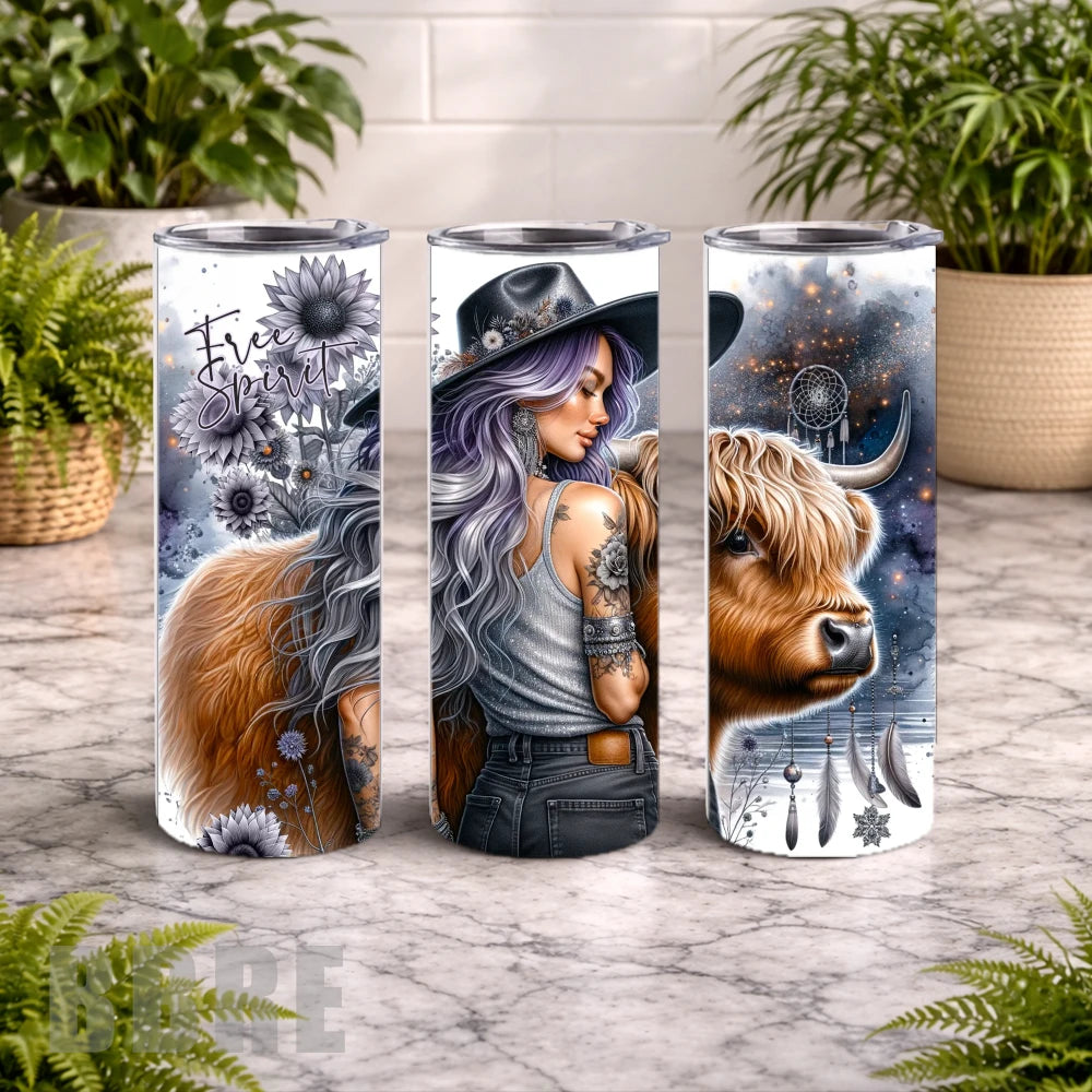 Free Spirit 2 20 OZ Wrap Mockup
