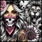 Trust No One 20 OZ Sublimation Wrap