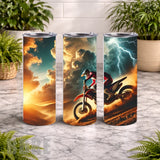 Dramatic Rider 20 OZ Wrap Mockup
