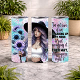 Floral Quote 2 20 OZ Wrap Mockup