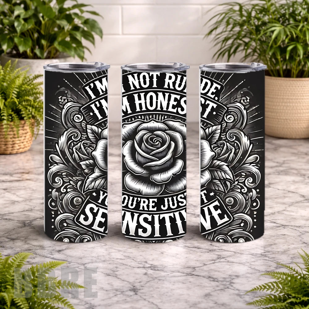 Rose Quote 20 OZ Wrap Mockup