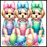 Easter Puppies 20 OZ Sublimation Wrap