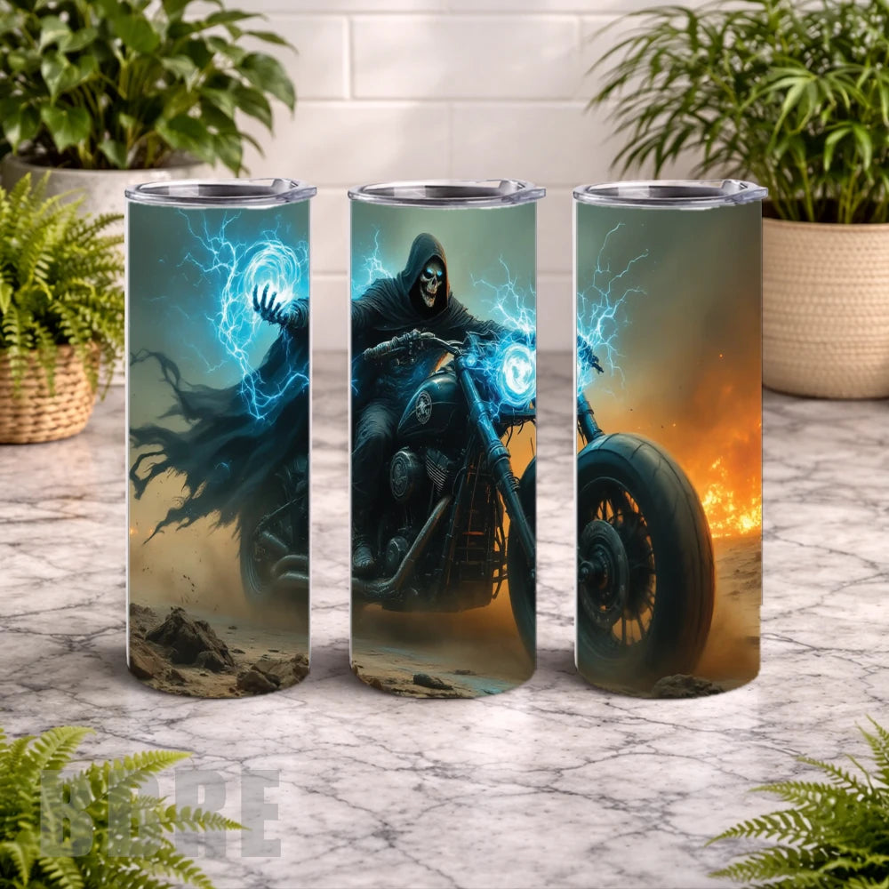 Ghost Rider 20 OZ Wrap Mockup