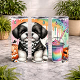 Skull Puppy 2 20 OZ Wrap Mockup
