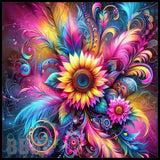Vibrant Floral 3 20 OZ Sublimation Wrap