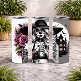 Sugar Skull 20 OZ Wrap Mockup