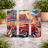 Retro Diner 20 OZ Wrap Mockup