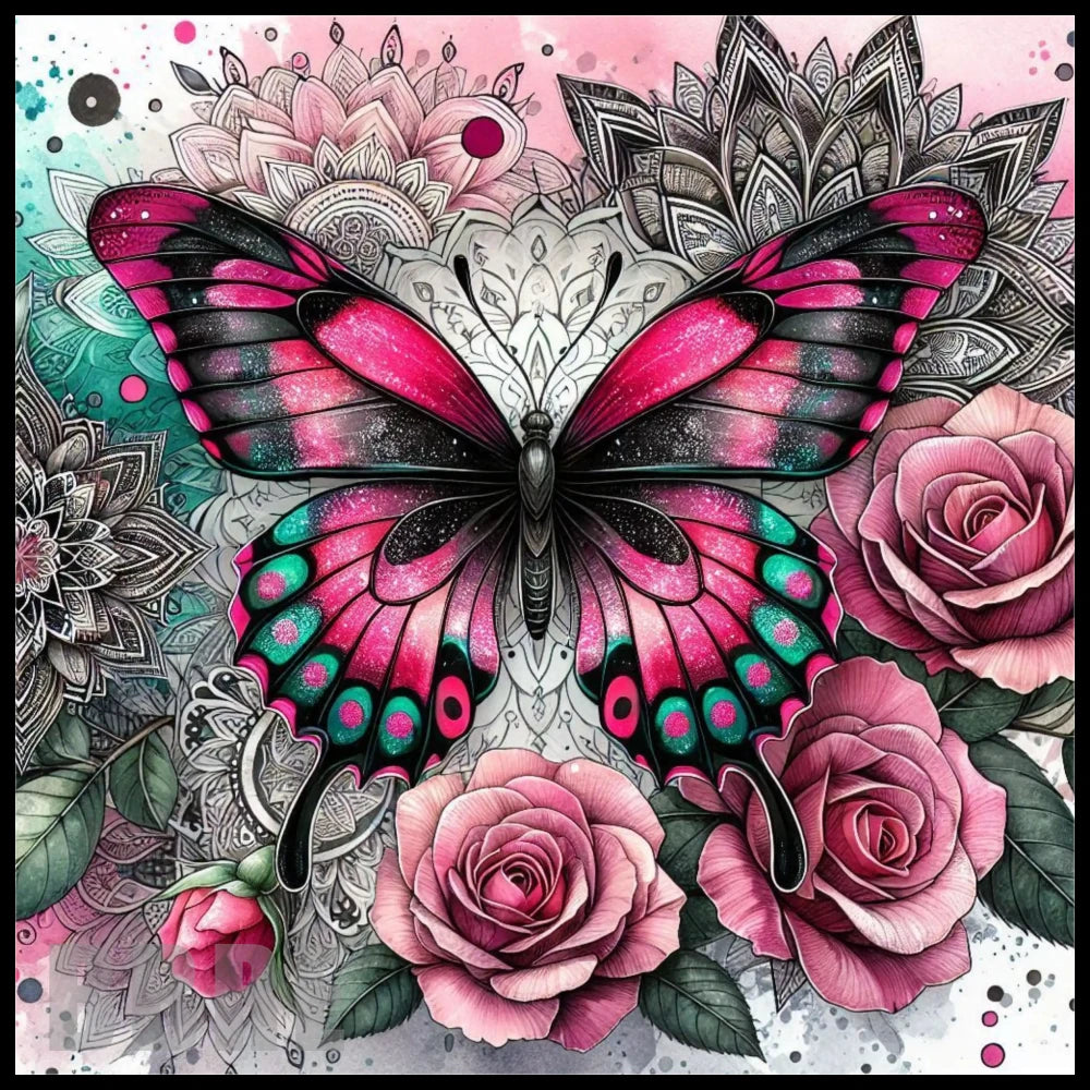 Butterfly Blossom 18 20 OZ Sublimation Wrap