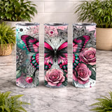 Butterfly Blossom 18 20 OZ Wrap Mockup
