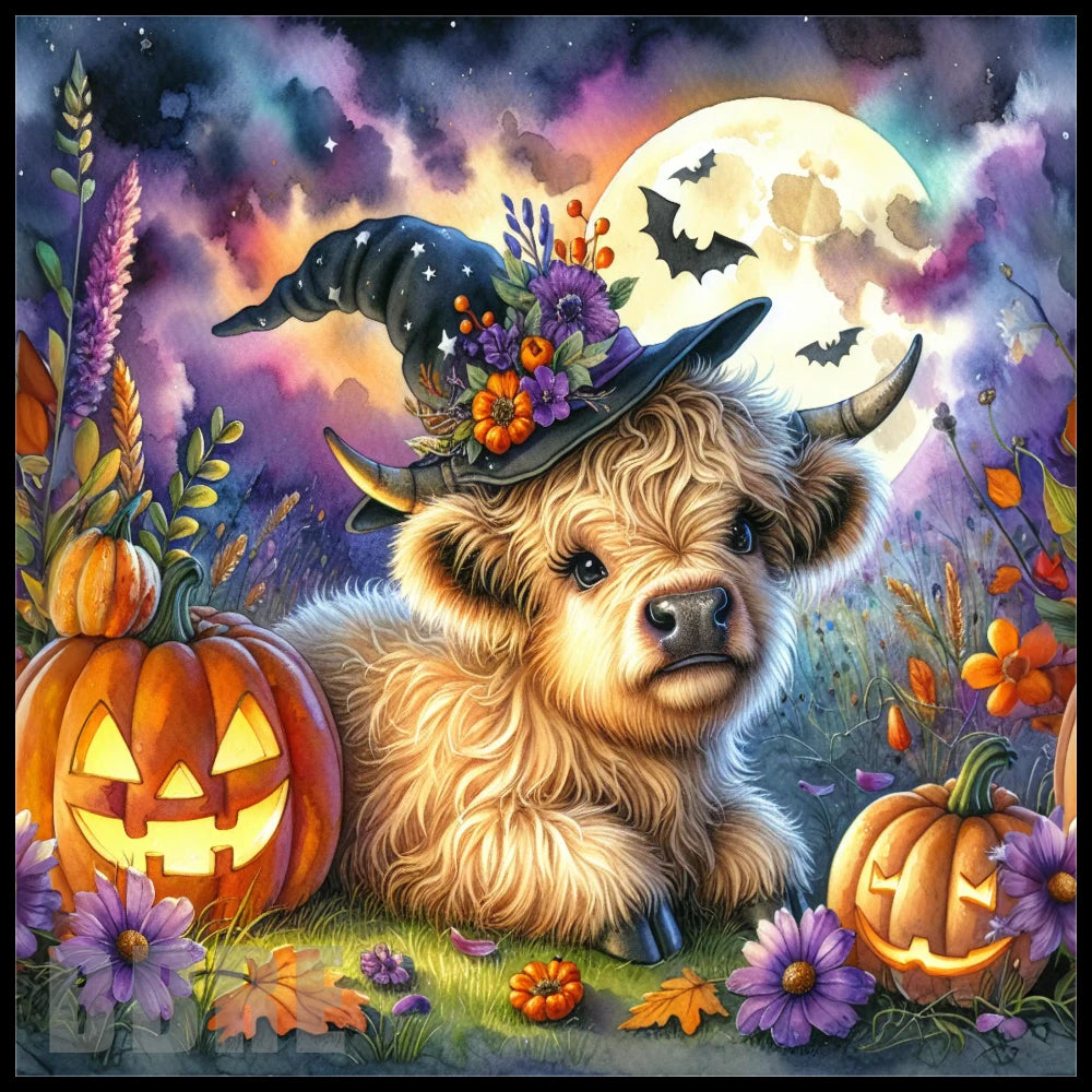 Halloween Cow 20 OZ Sublimation Wrap