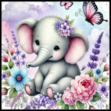 Floral Elephant 5 20 OZ Sublimation Wrap