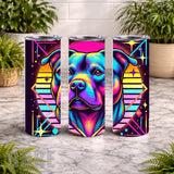 Vibrant Dog 20 OZ Wrap Mockup