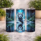 White Tiger 20 OZ Wrap Mockup