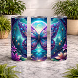 Mystical Butterfly 20 OZ Wrap Mockup