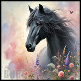 Majestic Black Horse 2 20 OZ Sublimation Wrap