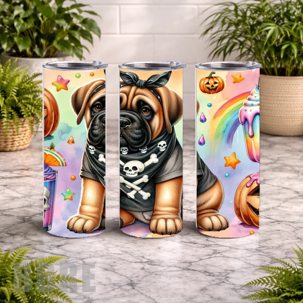 Pumpkin Pup 20 OZ Wrap Mockup