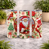Santa Holiday 20 OZ Wrap Mockup