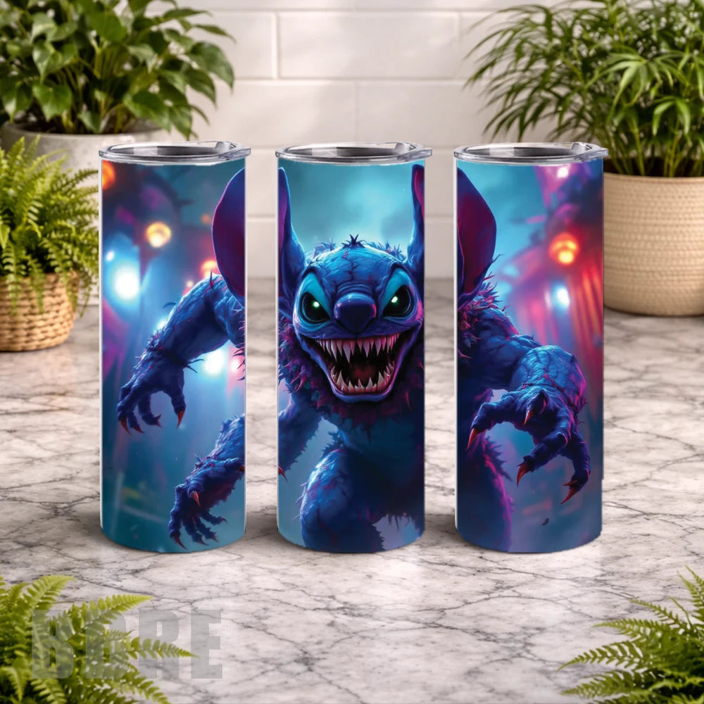 Fierce Creature 20 OZ Wrap Mockup