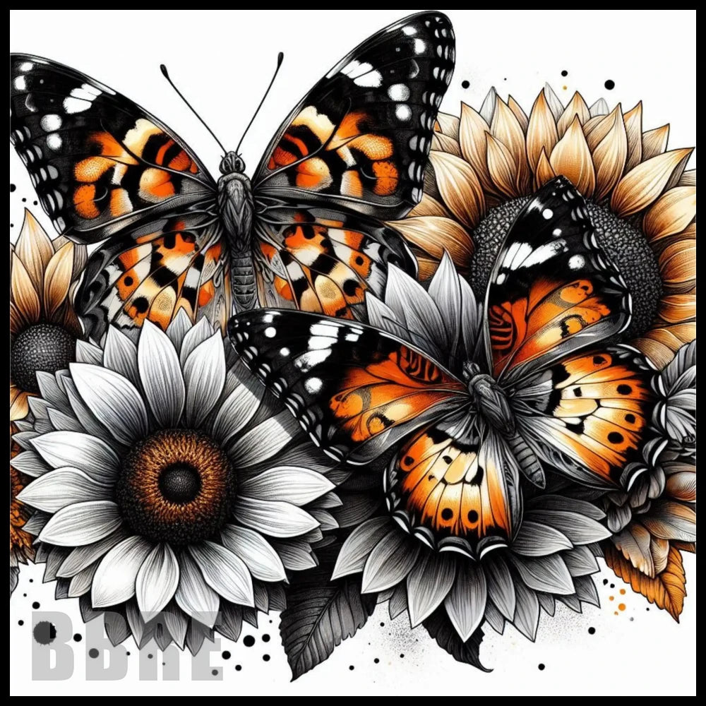 Butterfly Bloom 18 20 OZ Sublimation Wrap