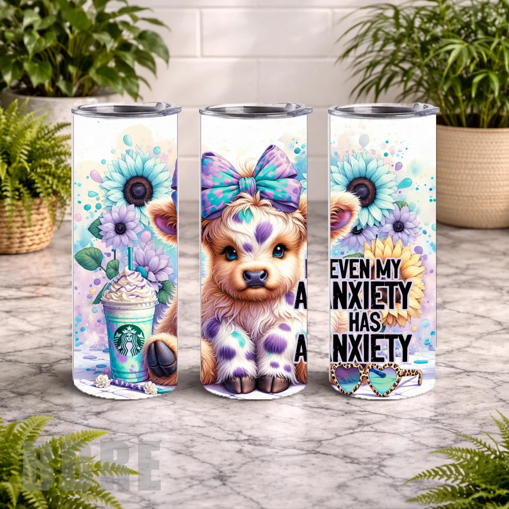 Anxiety Pup 20 OZ Wrap Mockup