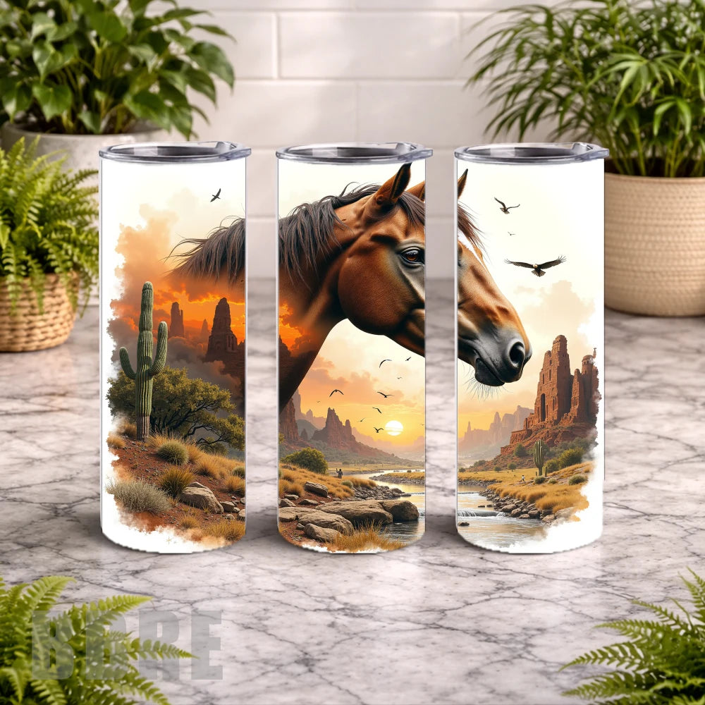 Majestic Horse 11 20 OZ Wrap Mockup