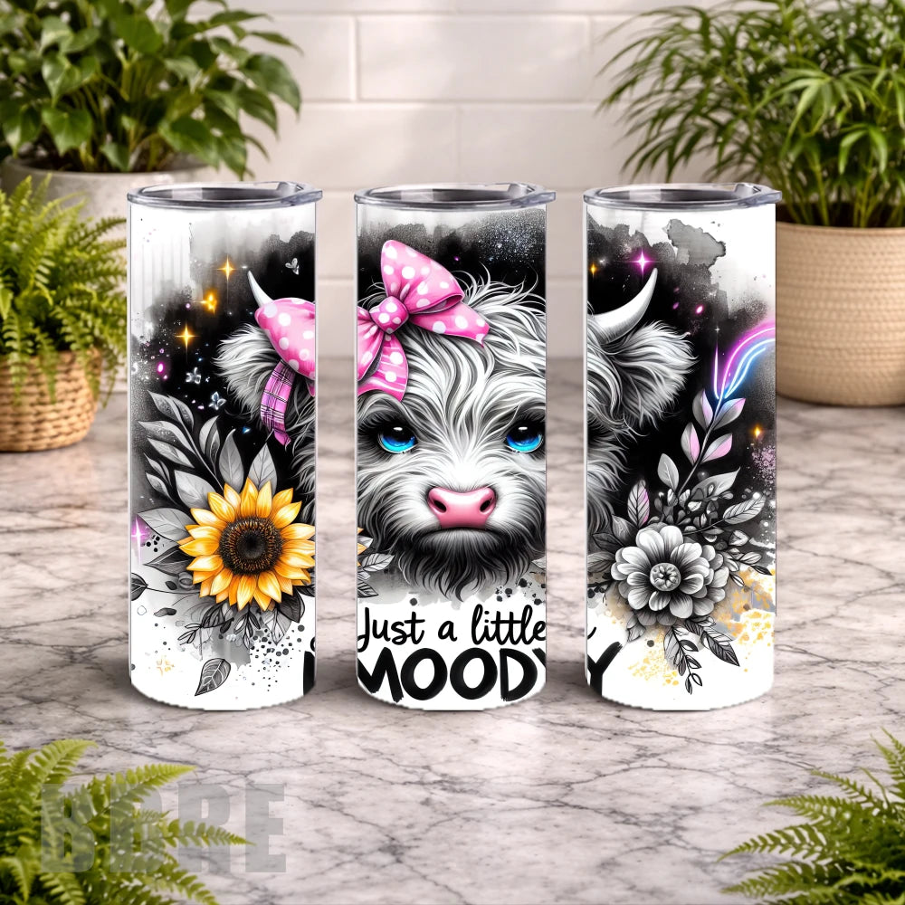 Moody Cow 20 OZ Wrap Mockup
