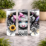 Moody Cow 20 OZ Wrap Mockup