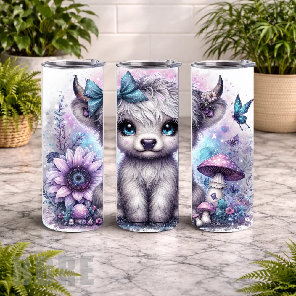 Fluffy Creature 20 OZ Wrap Mockup