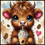 Cute Highland Cow 4 20 OZ Sublimation Wrap