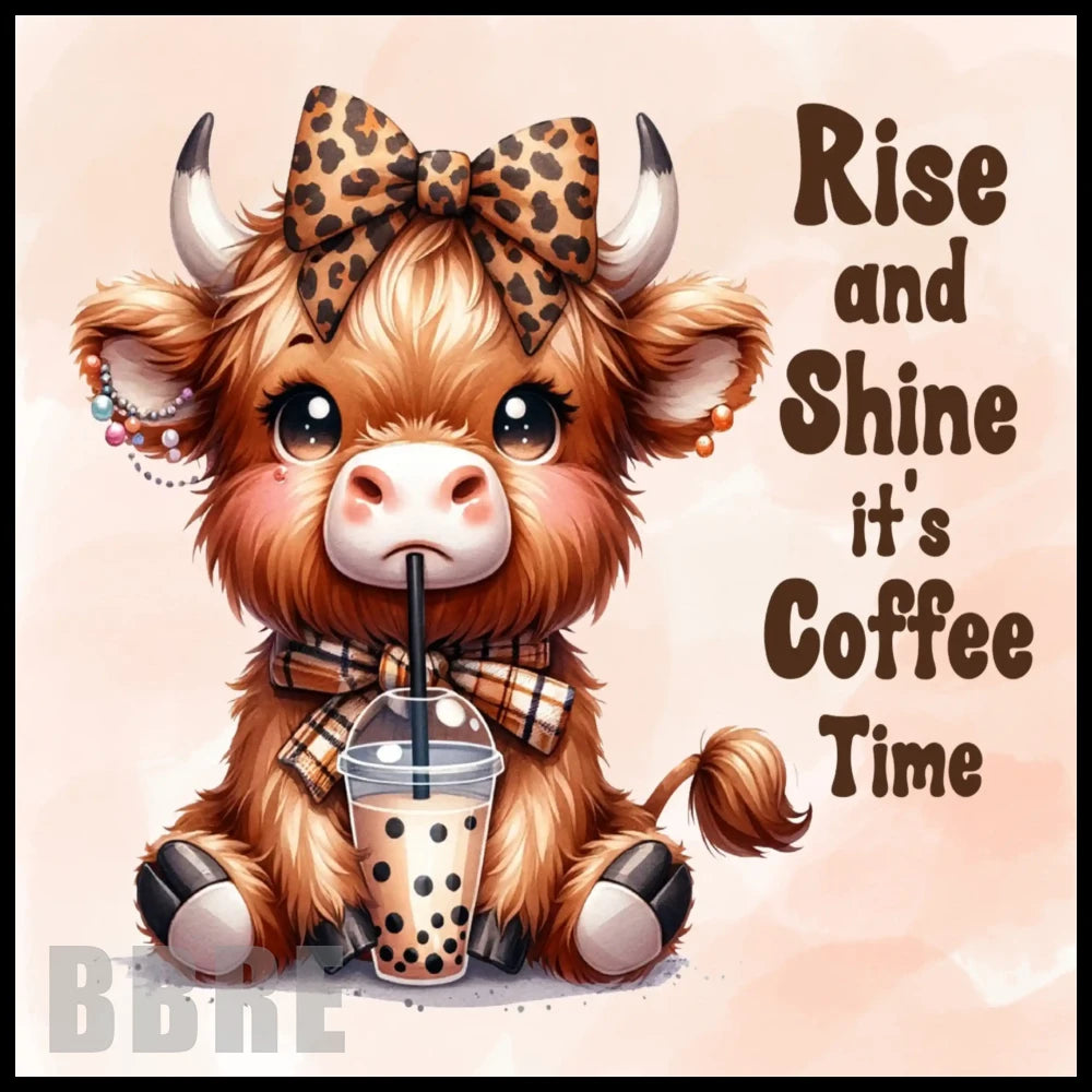 Coffee Cow 20 OZ Sublimation Wrap