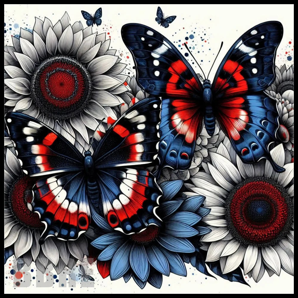 Butterfly Bloom 19 20 OZ Sublimation Wrap