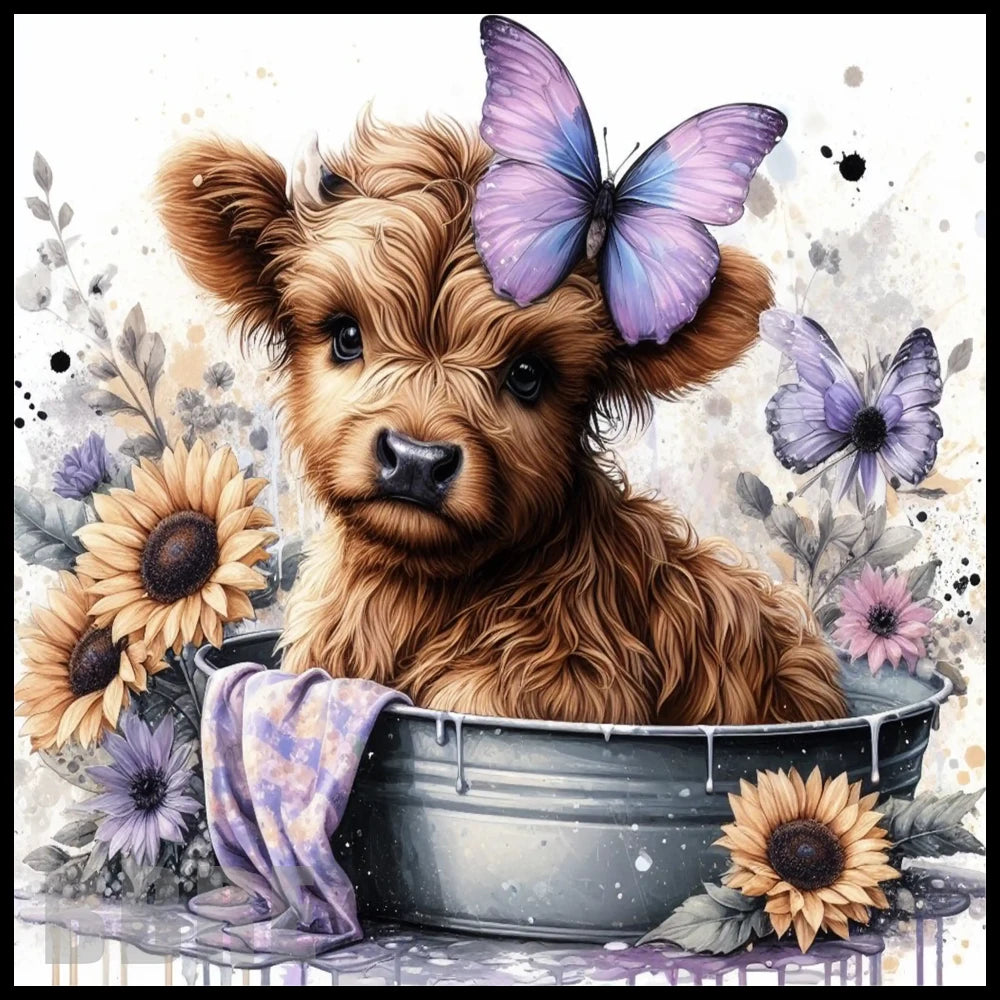 Butterfly Calf 20 OZ Sublimation Wrap