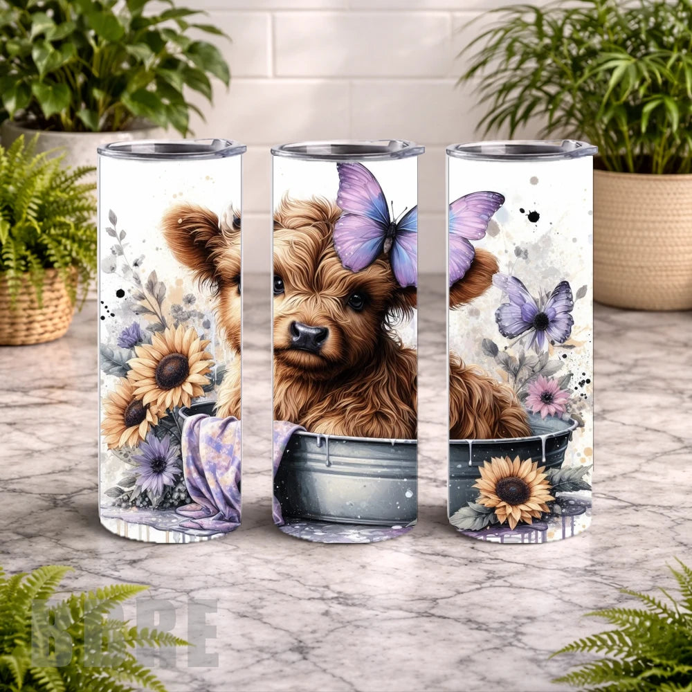 Butterfly Calf 20 OZ Wrap Mockup
