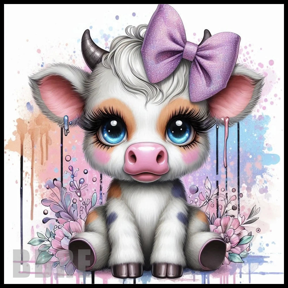 Cute Cow 3 20 OZ Sublimation Wrap
